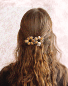 all-groups barrette cheveux fleurie Jeanne dorée