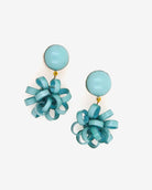 longues boucles d'oreilles bleu turquoise all-groups