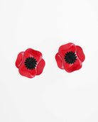 grandes boucles d'oreilles rouges anemone all-groups