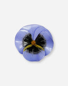 Broche bijoux fleur bleue