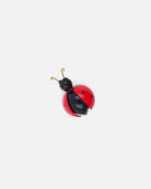 petite broche coccinelle rouge aux pois noirs