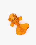 Broche bijoux carpe koï japonaise orange 